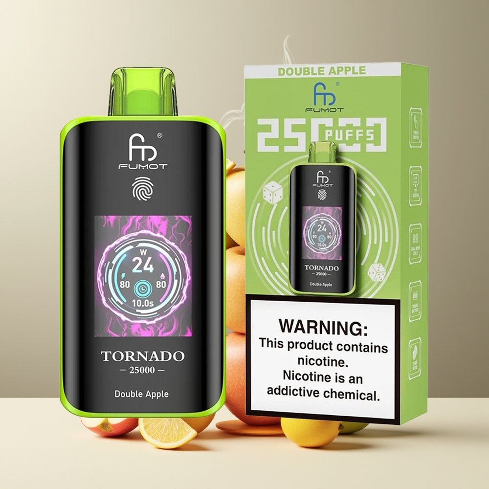 Fumot Tornado 25000 Puffs HD-skärm 700mAh 20ml Grossister Sverige
