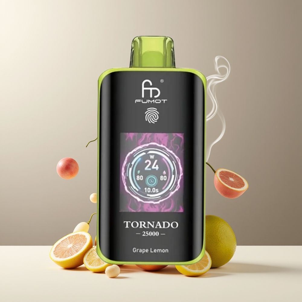 Fumot Tornado 25000 Puffs grossister Sverige med HD-skärm 700mAh-batteri  20ml e-vätska