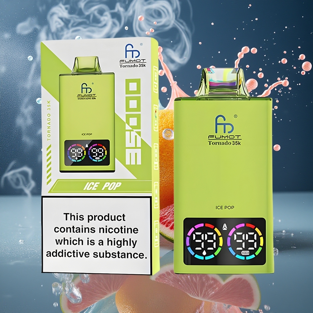 Fumot Tornado 35K Disposable Vape med Dual Mesh Coil 15ml E-juice  700 MAH Battery - grossister Sverige