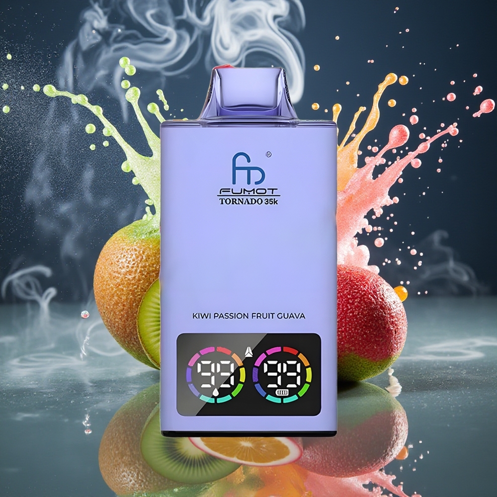 Fumot Tornado 35K Grossister Sverige – Dual Mesh Coil 15ml E-juice 700 MAH Battery USB-C