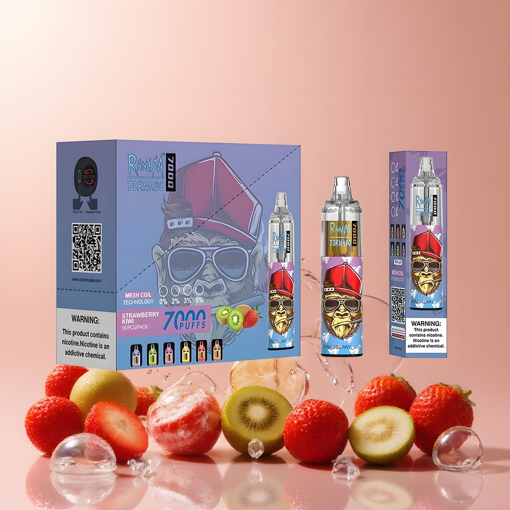Fumot Tornado 7000 Grossister Sverige – 14 ML E-liquid 850 MAH Battery Mesh Coil