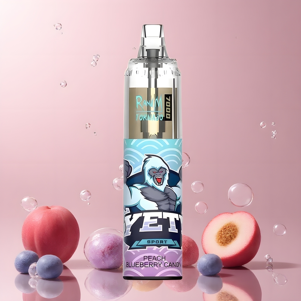 Fumot Tornado 7000 Grossister Sverige – 7000 Puffar 14 ML E-liquid 850 MAH Mesh Coil Type-C RGB Air-Adjustable