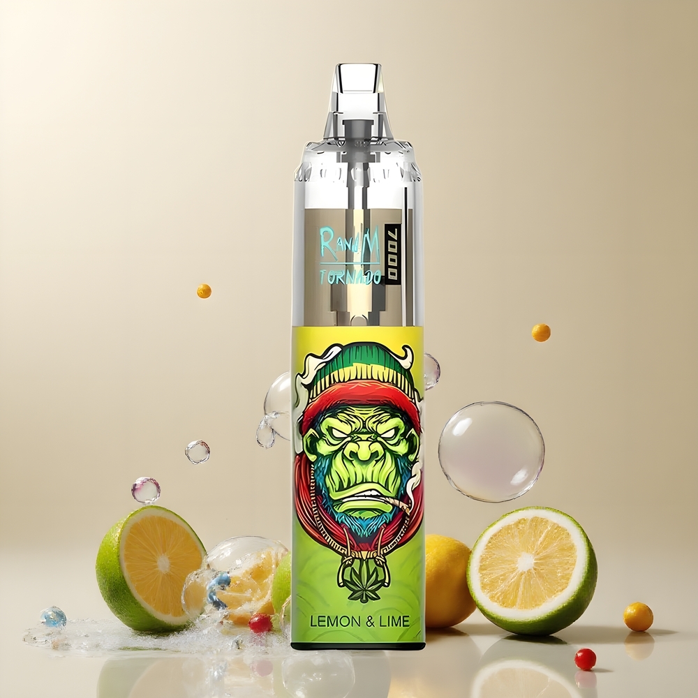 Fumot Tornado 7000 Grossister Sverige – 7000 Puffar 14 ML E-liquid 850 MAH Mesh Coil Type-C RGB Luftreglering