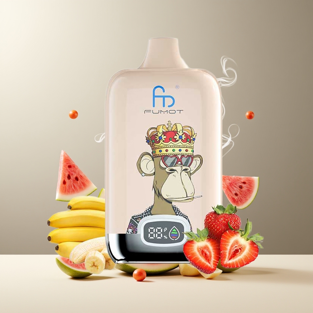 Fumot Tornado Digital Box 12000 Puffs 20ml E-Liquid 550mAh Type-C grossister Sverige