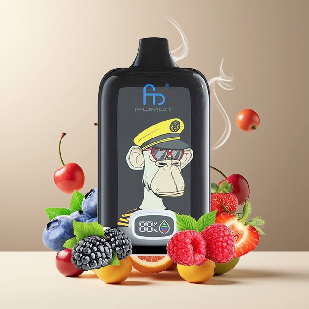 Fumot Tornado Digital Box 12000 Puffs Grossister Sverige – 20ml E-Liquid 550mAh Mesh Coil Typ-C-laddning