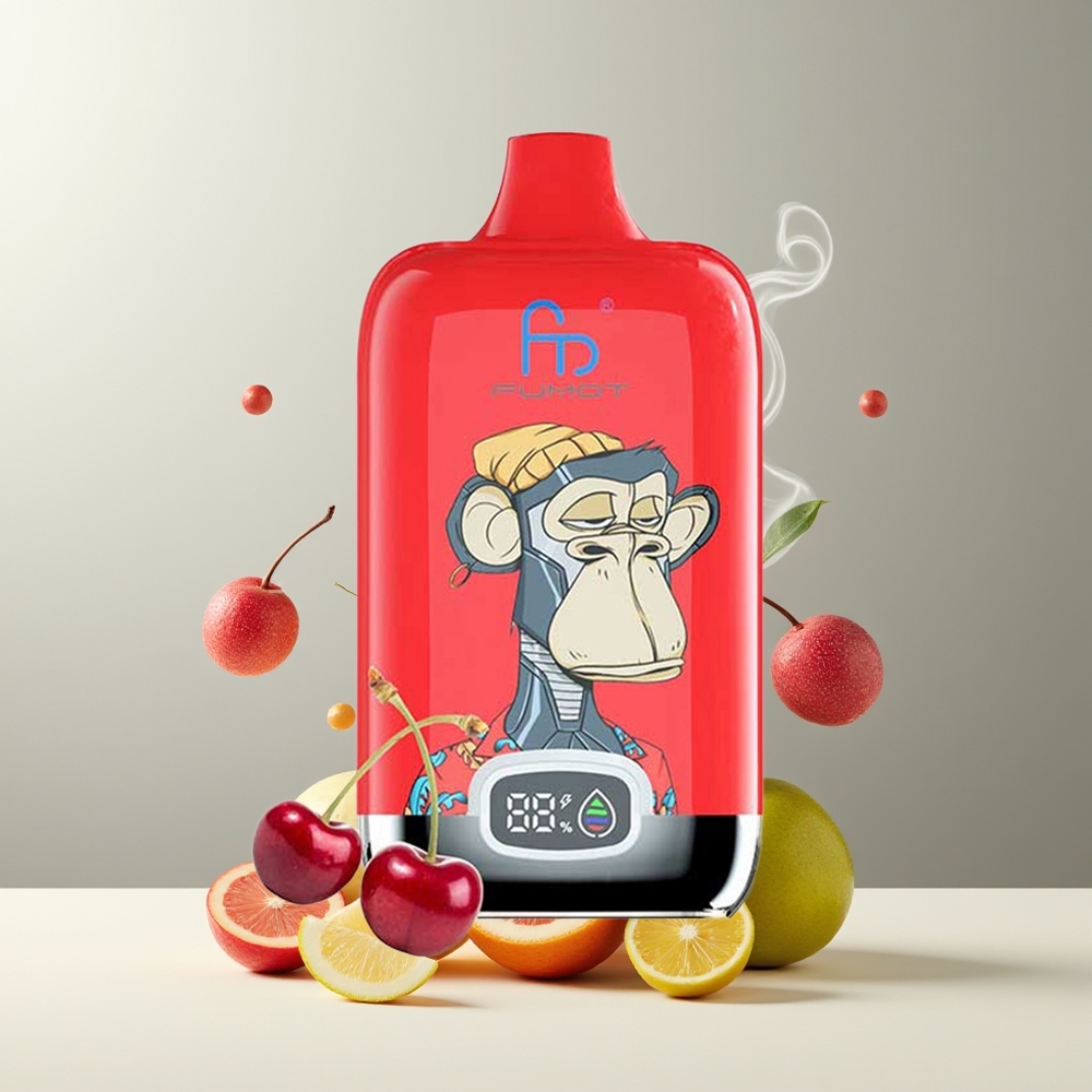 Fumot Tornado Digital Box 12000 Puffs Grossister Sverige – 20ml E-Liquid Mesh Coil 550mAh Type-C