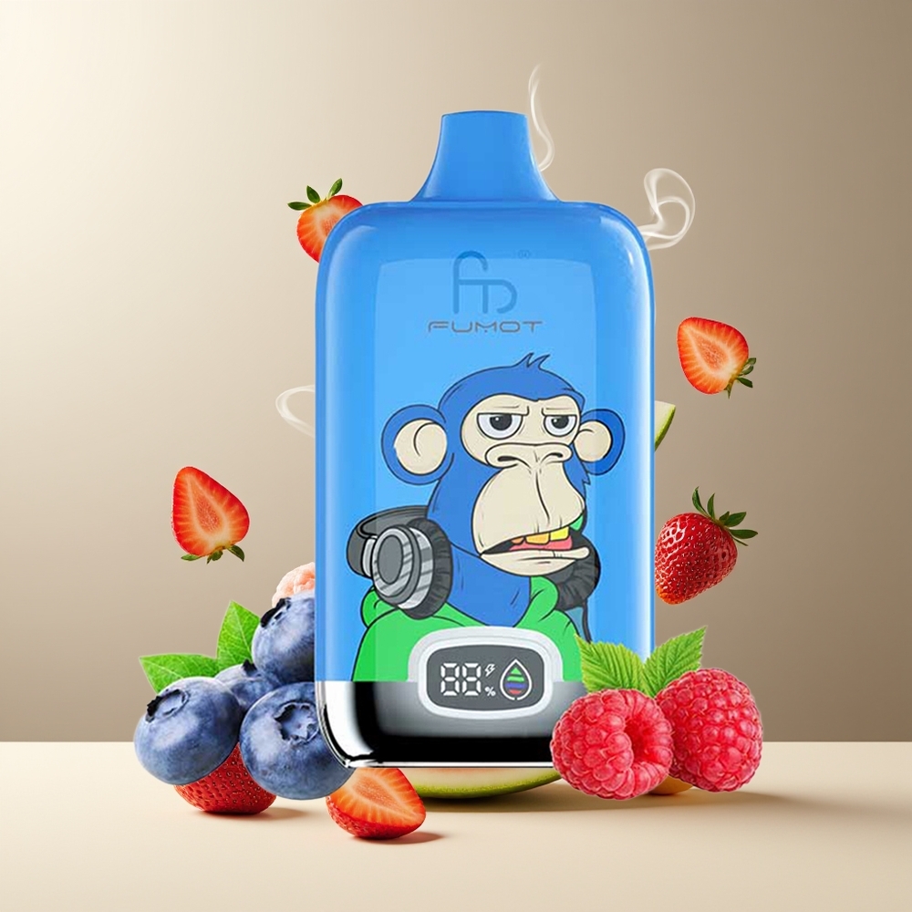 Fumot Tornado Digital Box 12000 Puffs grossister Sverige med 20ml E-Liquid Mesh Coil och 550mAh batteri