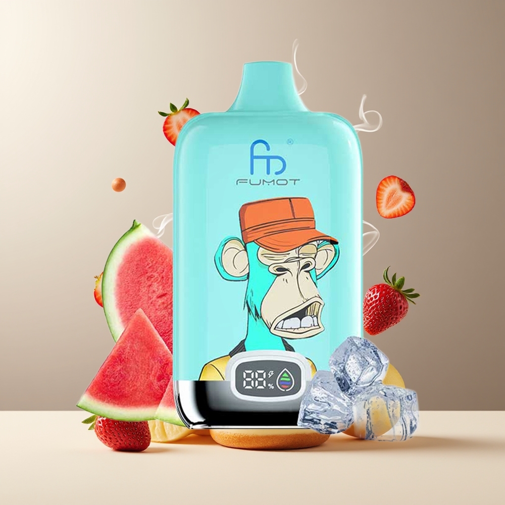 Fumot Tornado Digital Box 12000 Puffs – 20ml E-Liquid 550mAh USB-C Mesh Coil MTL – grossister Sverige