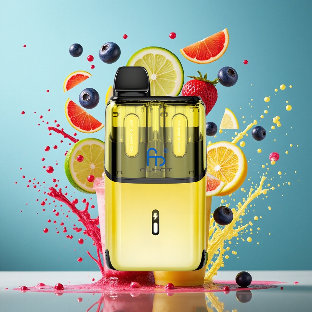 Fumot Ultra T32000 Engångsvape 32000 puff 800mAh 24ml grossister Sverige Fizzy citron och lime och citron och blåbär