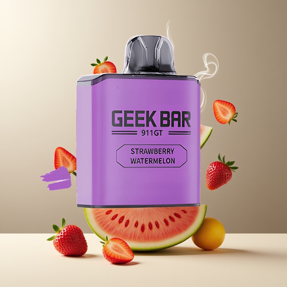 GEEK BAR 911 GT 16000 Puffs 800mAh 5 Nikotin Dynamisk Skärm Typ C Laddning MTL Vaping Grossister Sverige