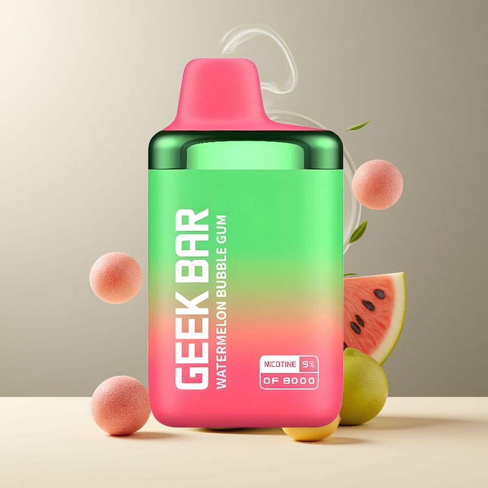 GEEK BAR DF8000 Grossister Sverige Engangs Vape – 8000 puffar 14 mL E-Liquid 600 mAh Batteri USB-C-laddning