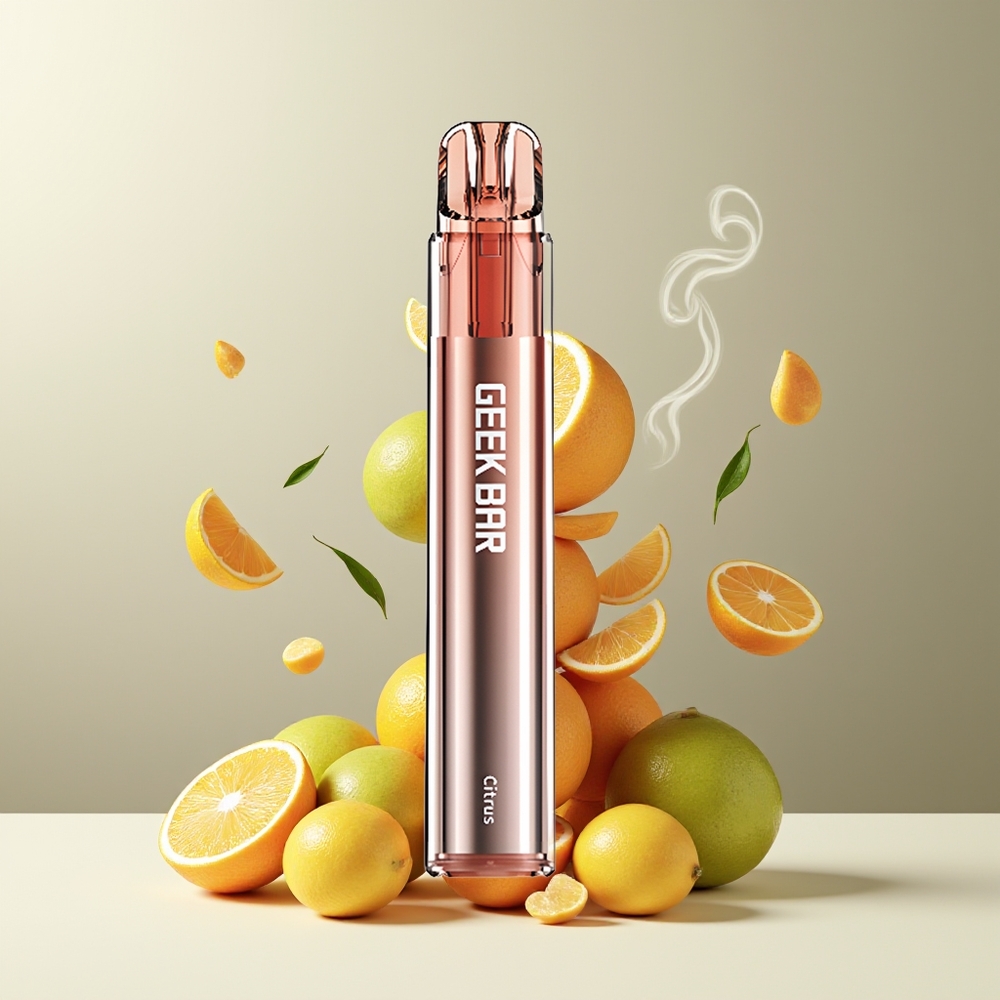 GEEK BAR Elite 1000 Puffs Engangs Vape - 650mAh Batteri Mesh Coil 20 mg/ml Nikotin Sleek  Leak-Proof - grossister Sverige