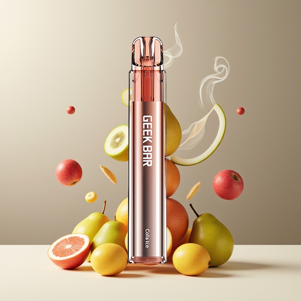 GEEK BAR Elite 1000 Puffs Engangs Vape 650mAh Mesh Coil Sleck Ergonomic Leak-Proof grossister Sverige