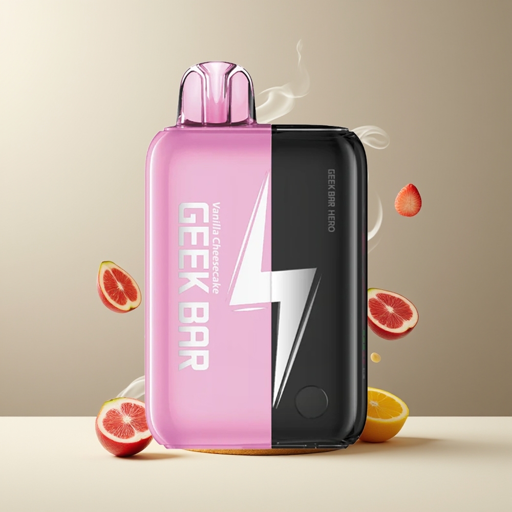 GEEK BAR Hero 20000 Puffs Engangs Vape 50 mg Nikotin USB Type-C 1200 mAh batteri grossister Sverige