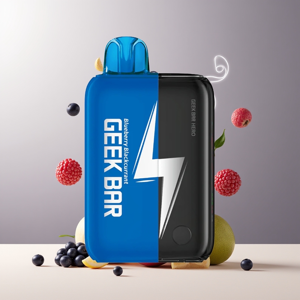 GEEK BAR Hero 20000 Puffs Grossister Sverige med 50 mg Nikotin USB Type-C  1200 mAh Batteri