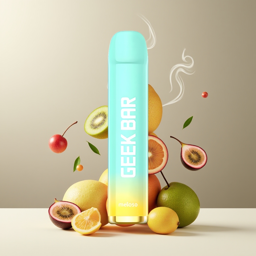 GEEK BAR Meloso 600 Puffs Engangs Vape 2ml 550mAh 20mg Nikotin grossister Sverige