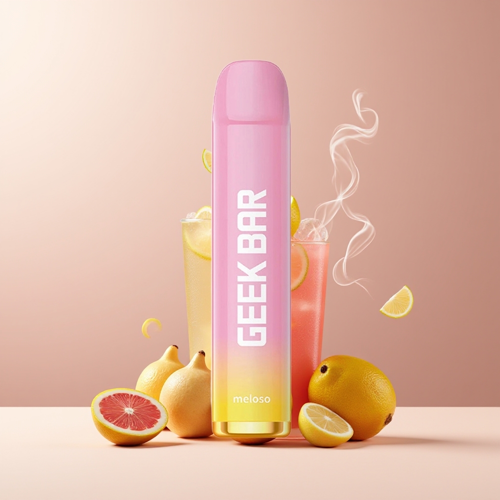 GEEK BAR Meloso 600 Puffs Engangs Vape 2ml 550mAh 20mg grossister Sverige Pink Lemonade