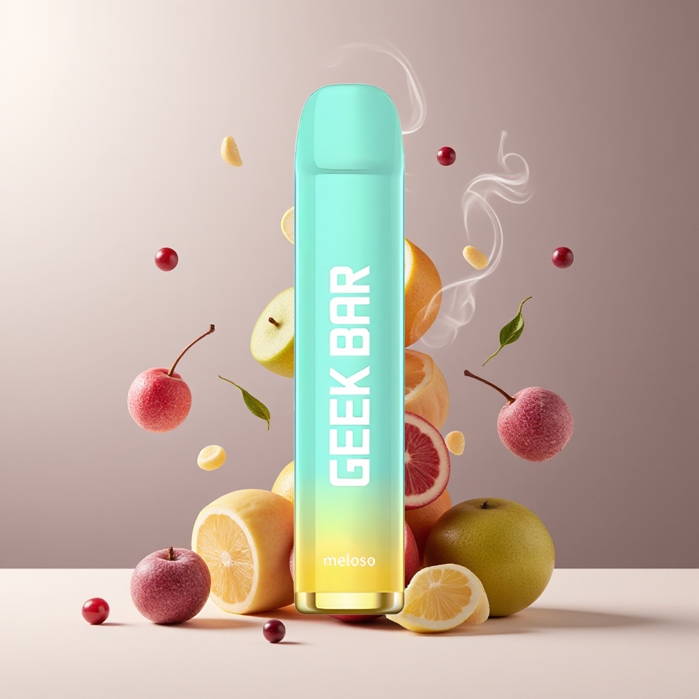 GEEK BAR Meloso 600 Puffs Grossister Sverige – 2ml 550mAh 20mg Nikotin Solbærmentol