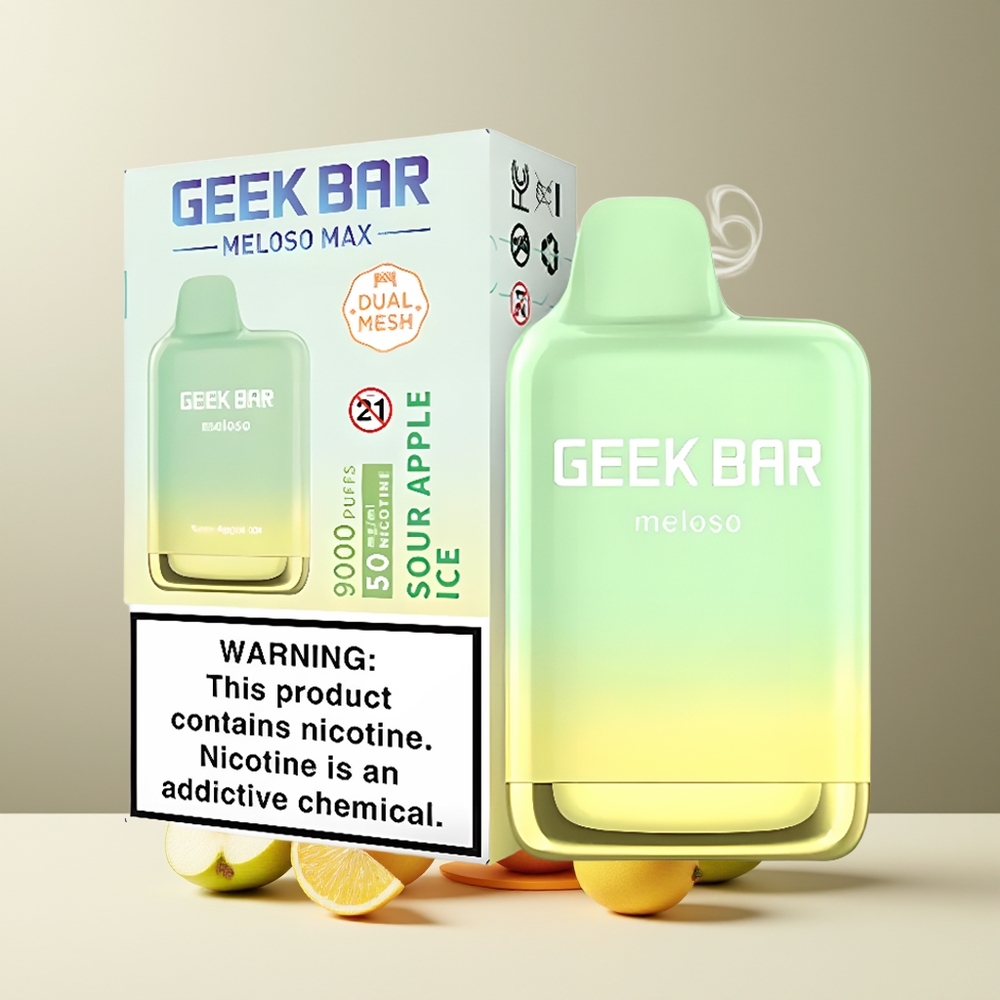 GEEK BAR Meloso Max 9000 Puffs Engangs Vape 600mAh USB Type-C grossister Sverige