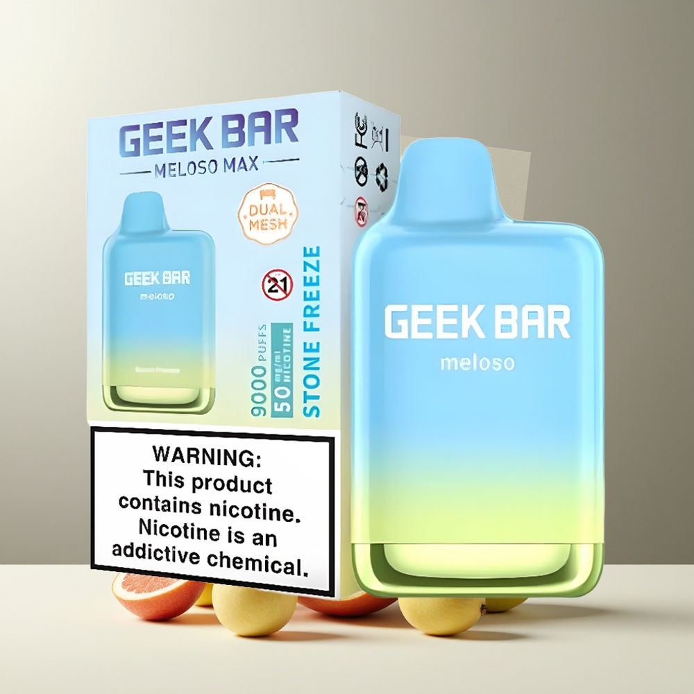 GEEK BAR Meloso Max 9000 Puffs Engangs Vape med 5 Nikotin 14ml  USB Type-C grossister Sverige