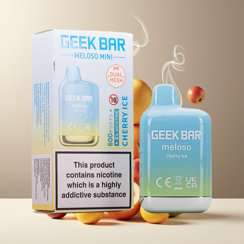 GEEK BAR Meloso Mini 600 Puffs 550mAh 2ml 20mg Salt Nicotine Engangs Vape grossister Sverige