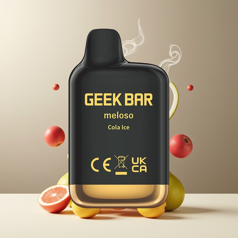 GEEK BAR Meloso Mini 600 Puffs Engangs Vape 550mAh 2ml 20mg salt nicotine grossister Sverige Cola-is