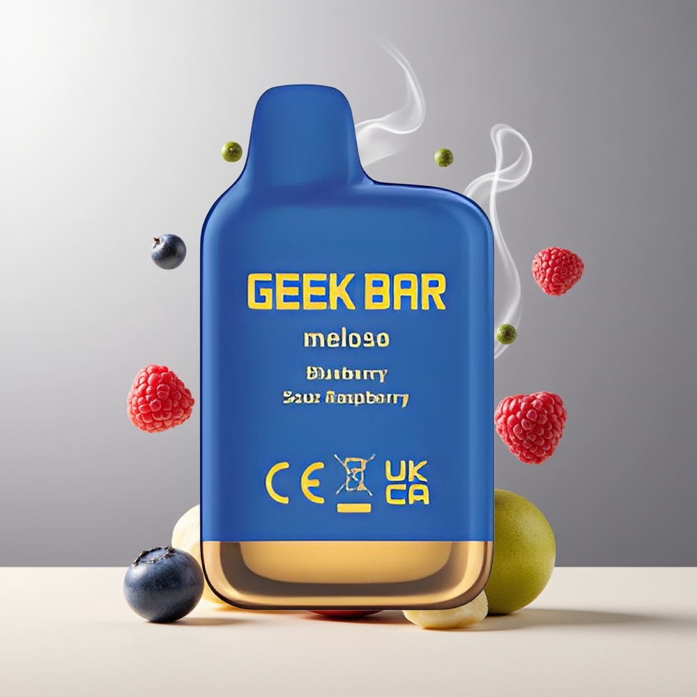 GEEK BAR Meloso Mini 600 Puffs Engangs Vape – 550mAh 2ml Dual Mesh 20mg Salt Nicotine – grossister Sverige