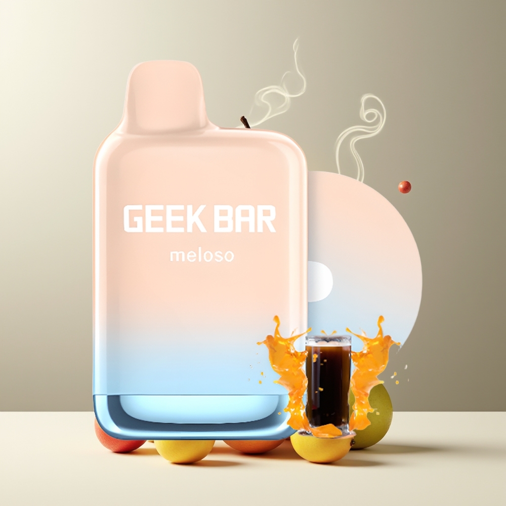 GEEK BAR Meloso Pro 4000 Puffs Engangs Vape 12ml Ejuice 2 Nikotin 600mAh Rechargeable grossister Sverige