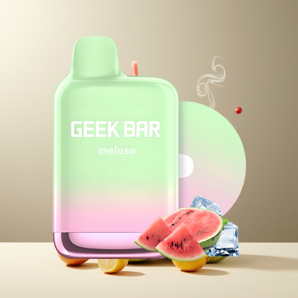 GEEK BAR Meloso Pro 4000 Puffs Engangs Vape grossister Sverige – 12ml Ejuice 2 Nikotin 600mAh Batteri Type-C-laddning