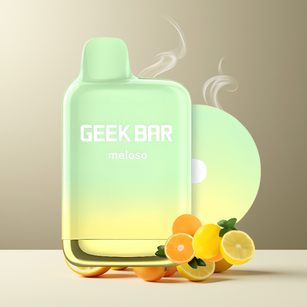 GEEK BAR Meloso Pro 4000 Puffs Engangs Vape grossister Sverige – 2 Nikotin 12ml Ejuice 600mAh Laddningsbar Battery Type-C Laddning