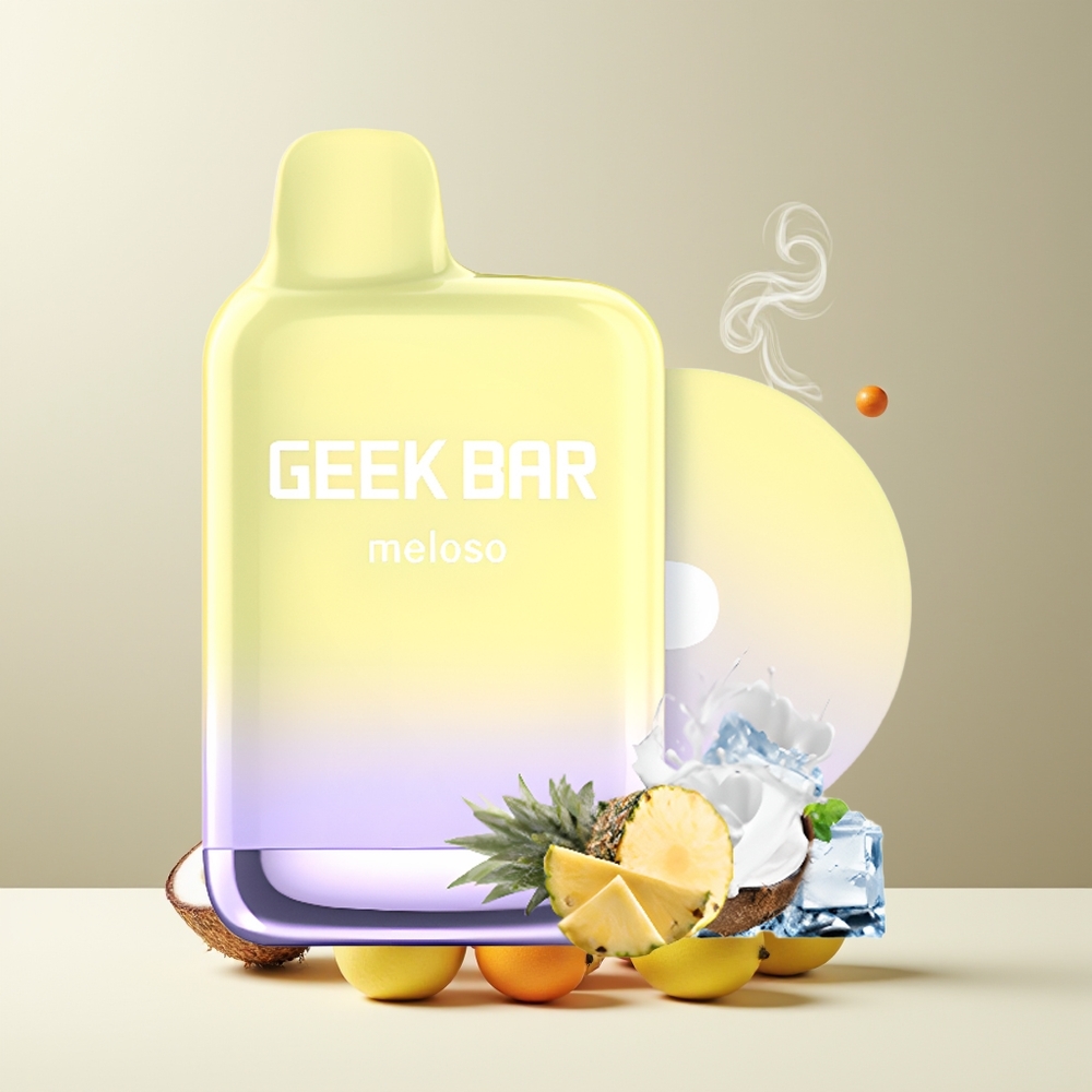GEEK BAR Meloso Pro 4000 Puffs Engangs Vape grossister Sverige – 2 Nikotin 12ml Ejuice 600mAh Laddningsbart batteri Type-C-laddning