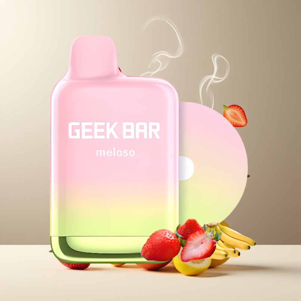 GEEK BAR Meloso Pro 4000 Puffs Grossister Sverige – 12ml Ejuice 2 Nikotin 600mAh Laddningsbar Batteri Typ-C Laddning