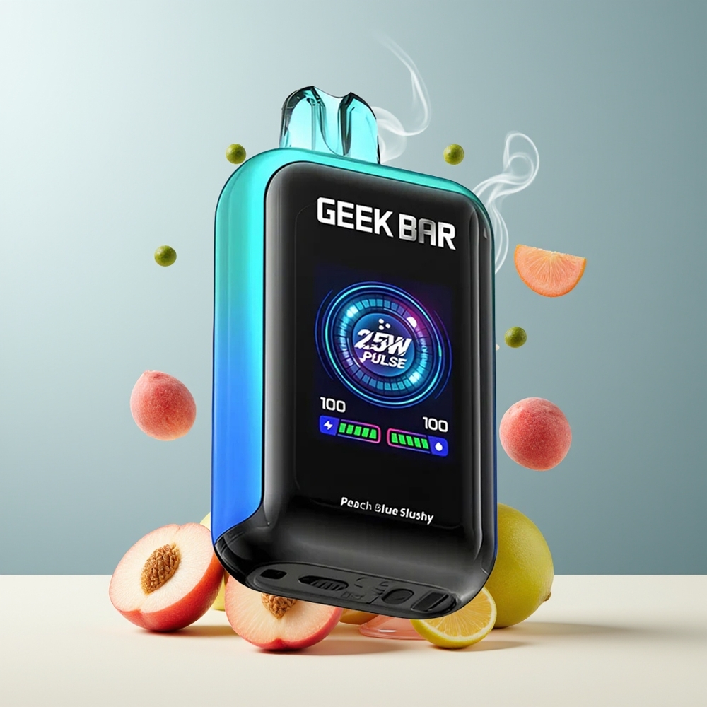 GEEK BAR Skyview 25000 Puffs Engangs Vape med 16mL E-Liquid 800mAh Type-C Batteri och 18 TFT Skärm grossister Sverige