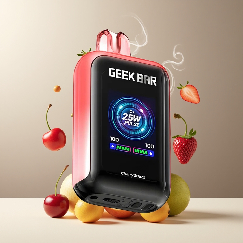 GEEK BAR Skyview 25000 Puffs Engangs Vape med 16mL E-Liquid 800mAh Type-C Batteri och Smart TFT Skärm för Grossister Sverige