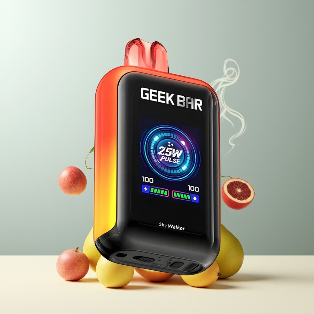 GEEK BAR Skyview 25000 Puffs Engangs Vape – 16mL E-Liquid 800mAh Type-C 3 Vaping Modes TFT Skärm grossister Sverige
