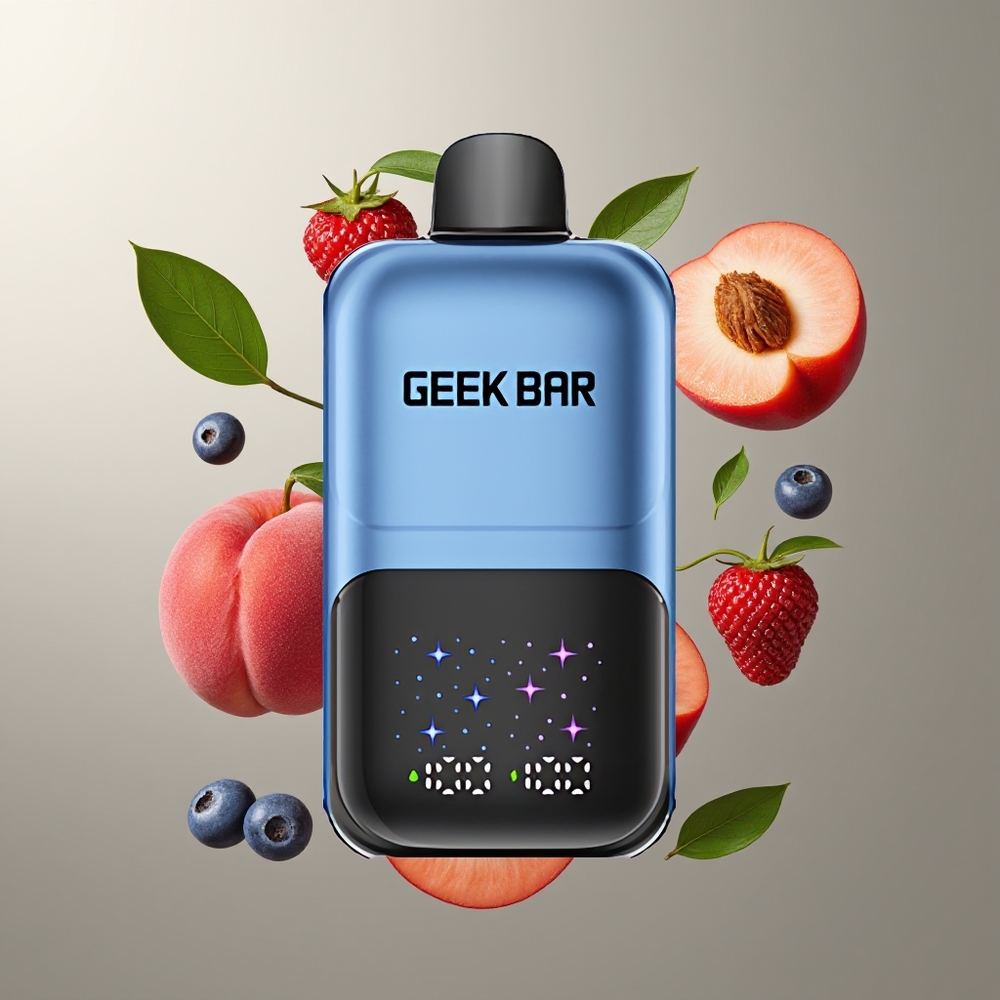 GEEKBAR 2GO 50000 Puffs 20ml Dual Tank med 3-nivå Justerbar Smak/Kyla Rechargeable MTL grossister Sverige