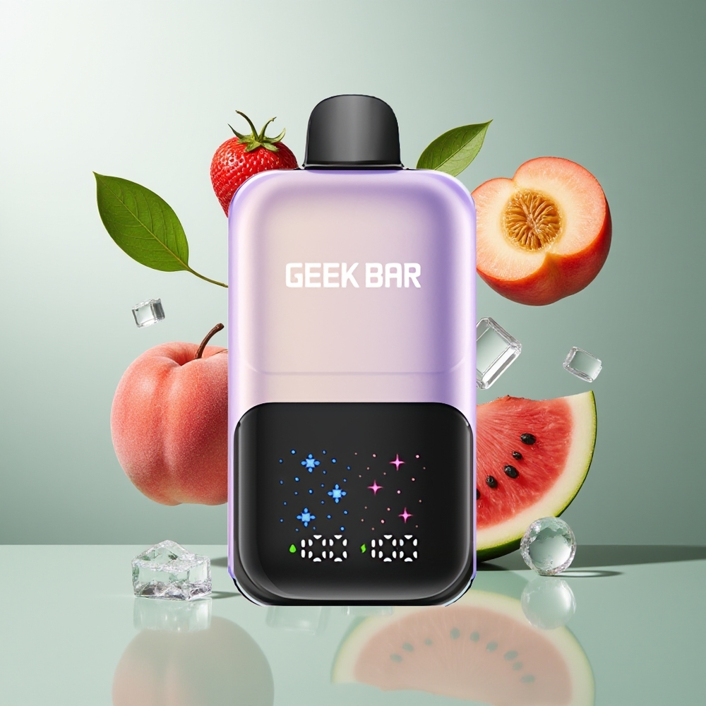 GEEKBAR 2GO Två serier 20ml 50000 Puffs med Interaktiv Stor Skärm  5 Nikotinsalt grossister Sverige
