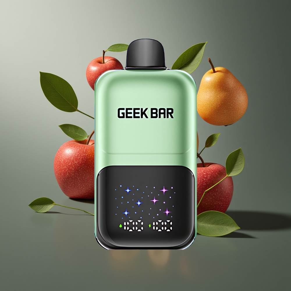 GEEKBAR 2GO Två serier Engångsvapepenna 20mL 50000 Puffs med interaktiv stor skärm 3-nivå justerbar smak/kyla och uppladdningsbart batteri grossister Sverige