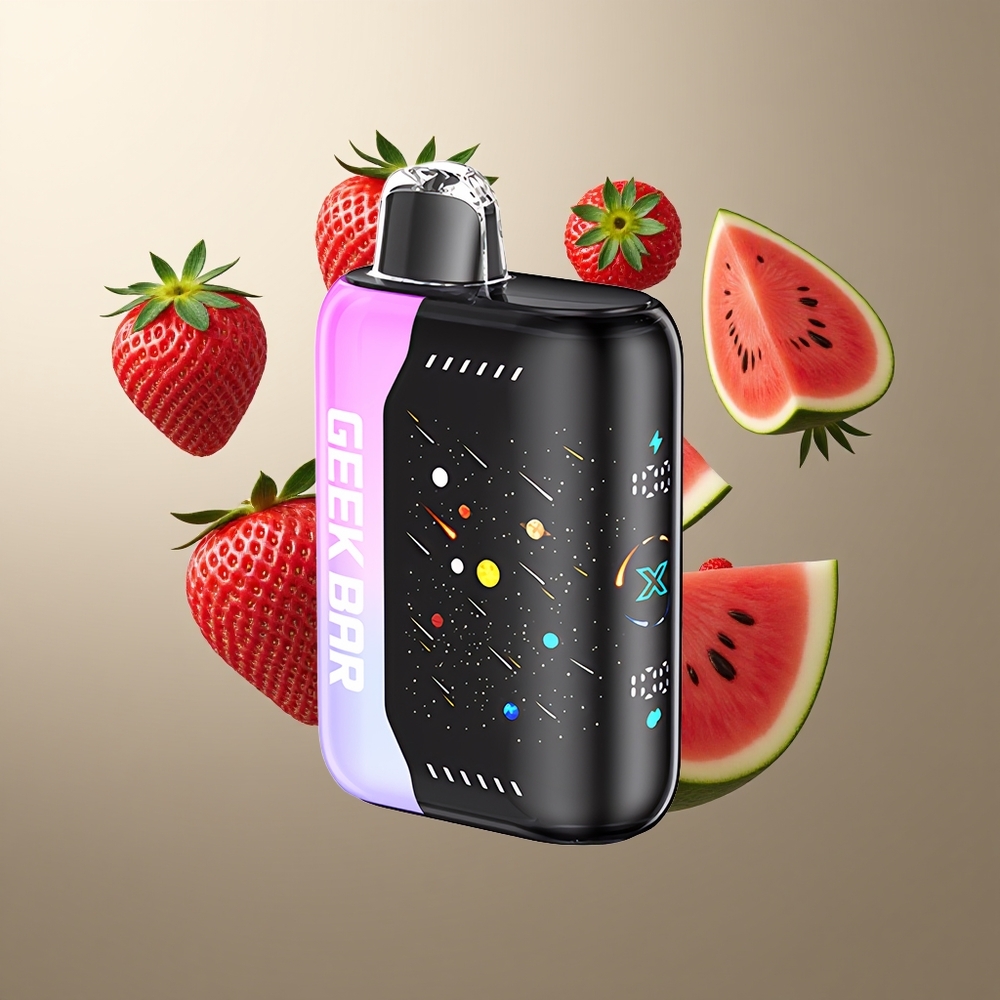 GEEKBAR Pulse X 42K Puffs Meteor Edition grossister Sverige med 820mAh Snabbladdning 3D-böjd skärm och Justerbar Luftflöde