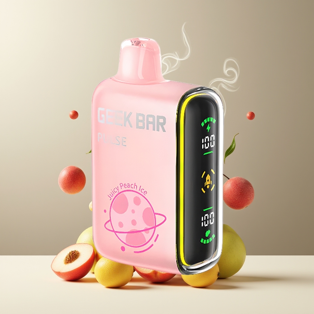 Geek Bar Pulse 15000 Puffs grossister Sverige med 16ML e-vätska 5 nikotin och USB Type-C-laddning