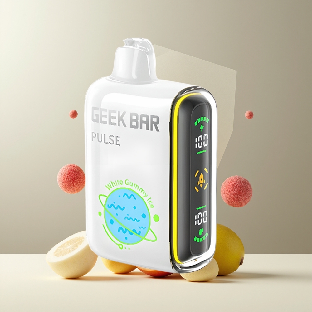 Geek Bar Pulse 15000 Puffs grossister Sverige med 16ML e-vätska 5 nikotin och USB Type-C-laddning