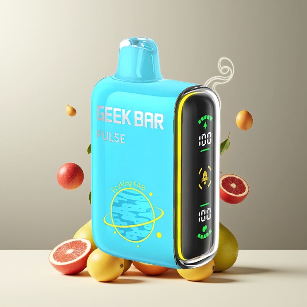 Geek Bar Pulse 15000 Puffs grossister Sverige med 16ML e-vätska 5 nikotin och USB Type-C-laddning