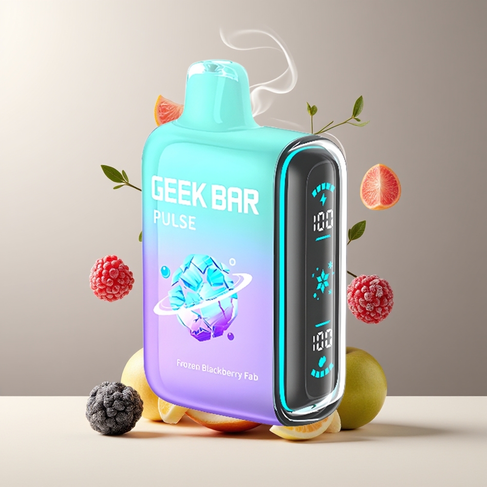 Geek Bar Pulse 15000 Puffs grossister Sverige – 16ML E-vätska 5 Nikotin Justerbar Luftflöde USB-C