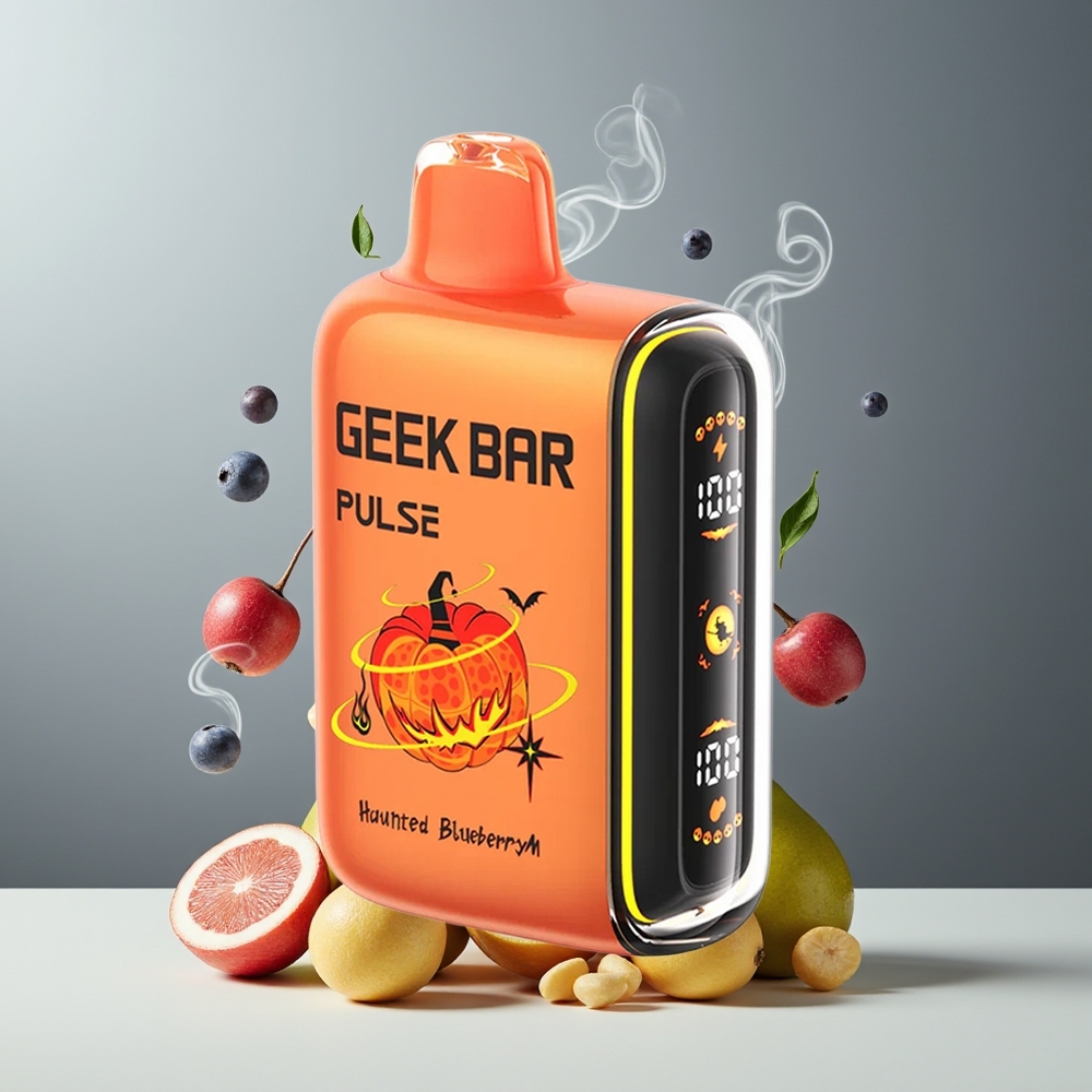Geek Bar Pulse 15000 Puffs grossister Sverige – 16ML E-vätska 5 Nikotin Justerbar Luftflöde USB Type-C