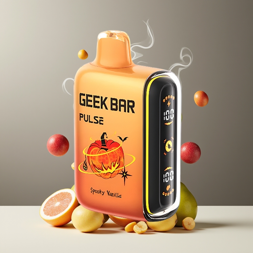 Geek Bar Pulse 15000 Puffs grossister Sverige – 16ML E-vätska 5 Nikotin Justerbar Luftflöde USB Type-C