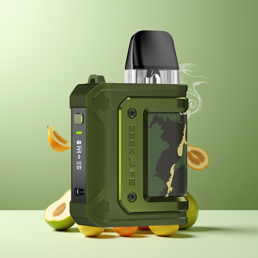 GeekVape Aegis Hero Q Kit grossister Sverige med 30W Max effekt 1300mAh batteri och 3ml/2ml (TPD) kapselkapacitet