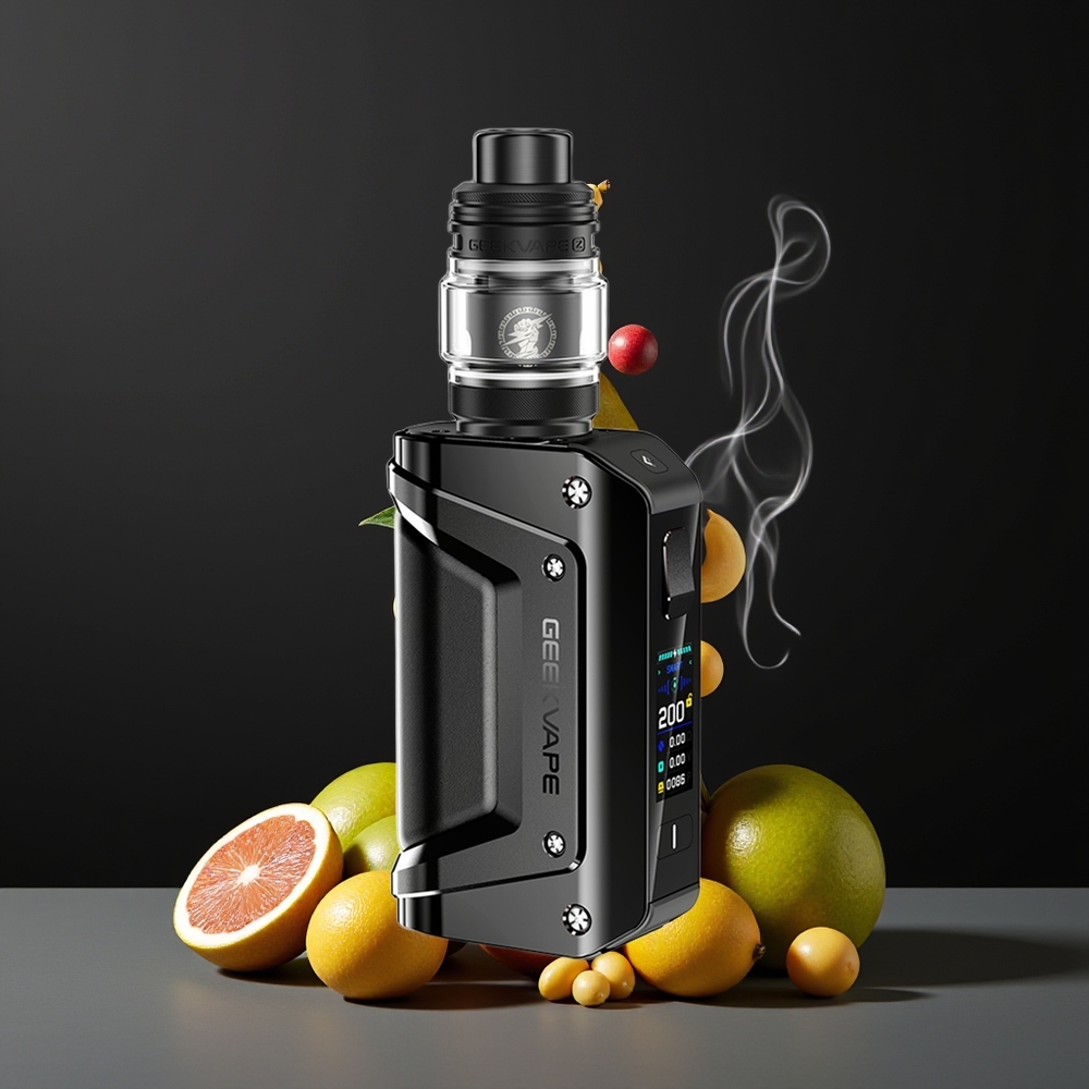 GeekVape Aegis Legend 3 Kit 200W 45A IP-68 AS Chip 40 Leakproof Top Airflow grossister Sverige Sort