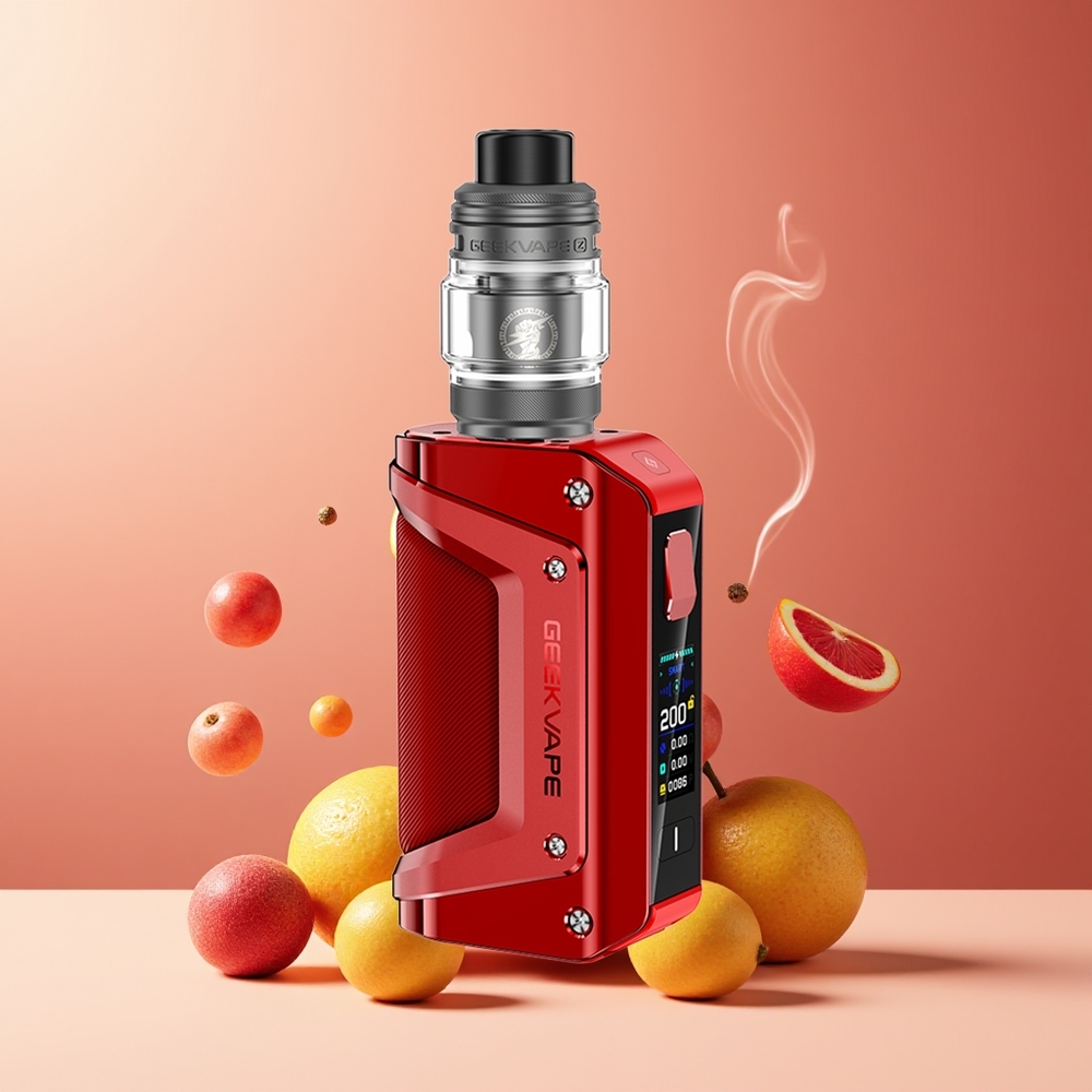 GeekVape Aegis Legend 3 Kit grossister Sverige - 200W IP-68 AS Chip 40 Leakproof Top Airflow Design Type-C Laddning