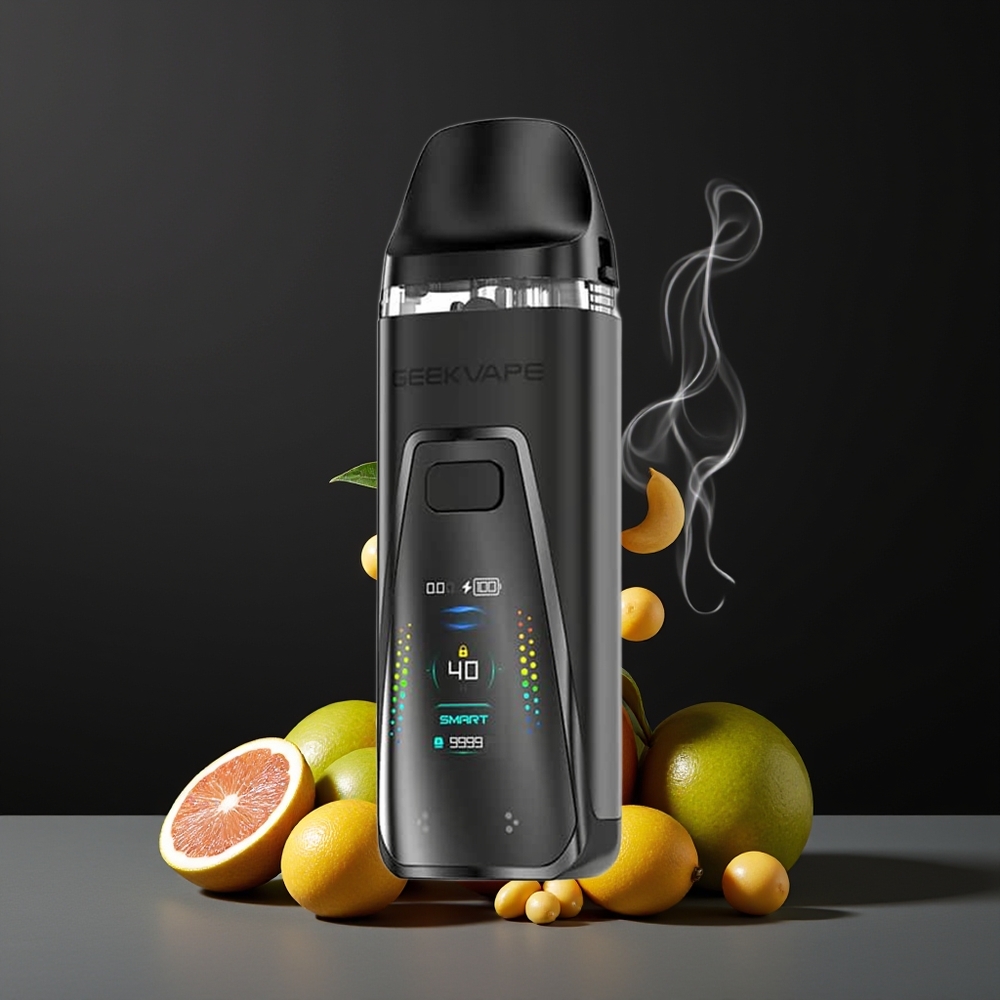 GeekVape Digi Pro Pod Mod Kit grossister Sverige 40W 2000mAh 5mL/2mL Typ-C 096 Skärm