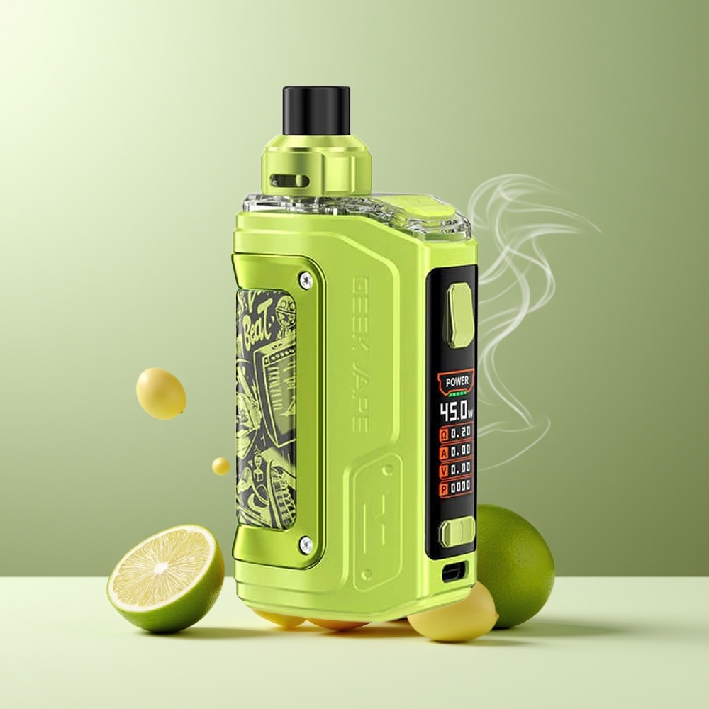 GeekVape H45 (Aegis Hero 2) Pod Mod Kit grossister Sverige med 1400mAh batteri 45W och 096 TFT-skärm
